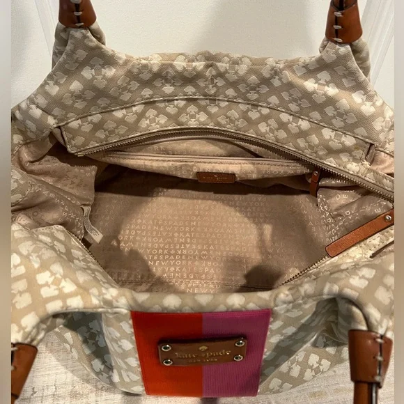 Kate Spade Stevie Stucco Shoulder Tote Bag EUC - Picture 11 of 15
